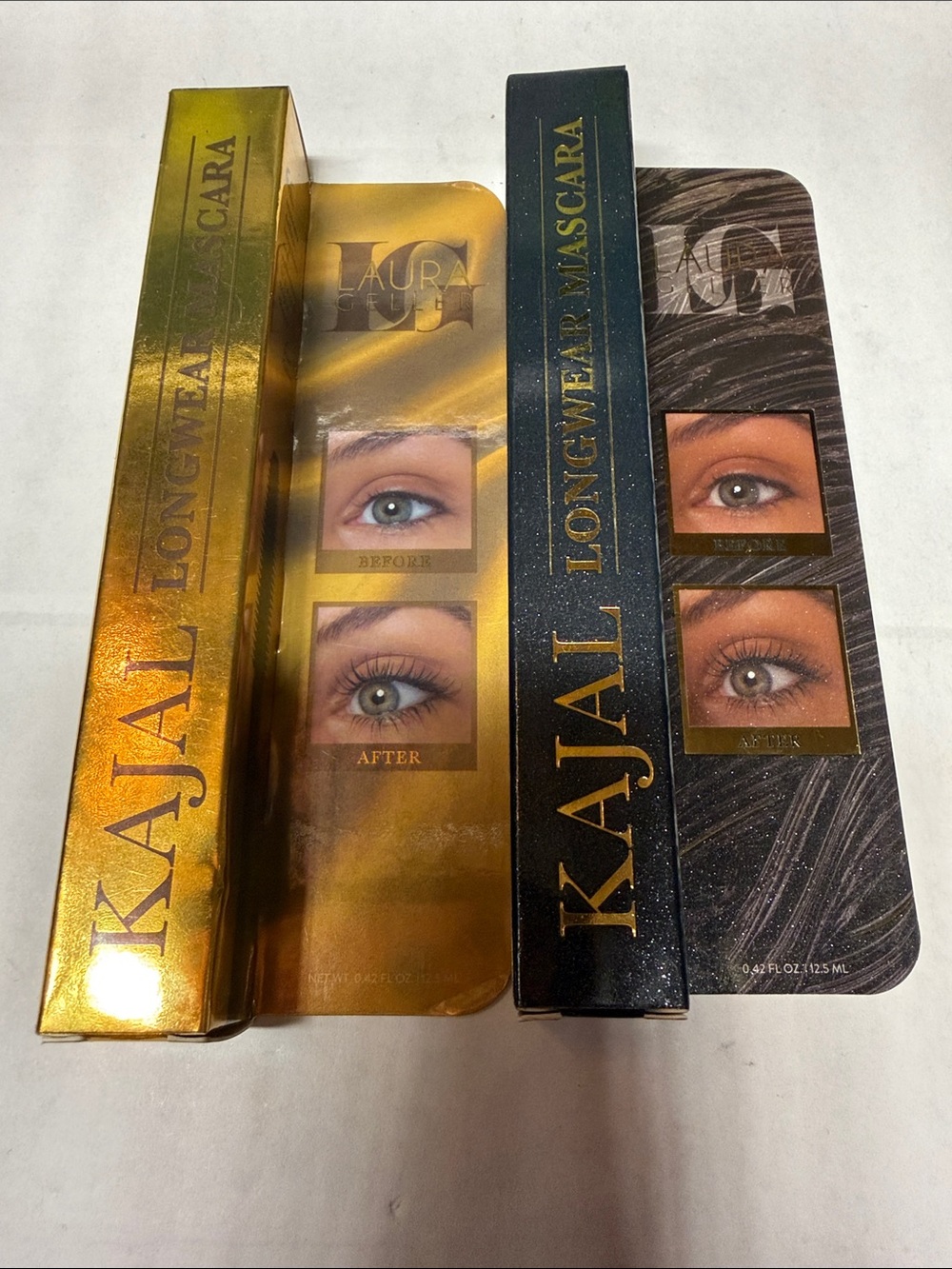 Laura Geller Kajal Longwear Mascara Black NIB | Full Size | Lot of 2 Black Masca